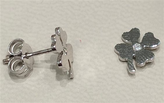 Orecchini Duezeta Donna in Oro bianco OROBFQUADR2ZM9 - OROBFQUADR2ZM9